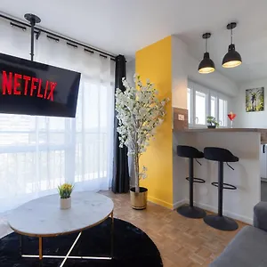Le Celeste - Hypercentre Parking Et Netflix Gratuits Proche Tramway Et Parc De La Tete D'or Appartement